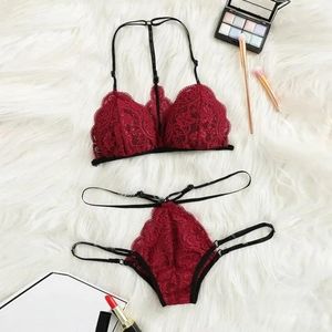 Women's 2pcs Lace Lingerie Set